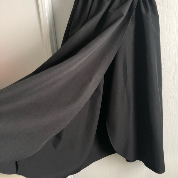 Vintage Simco Formal Wear Black Wrap Skirt - Picture 3 of 8